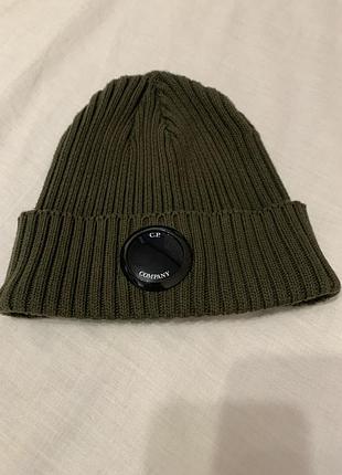 Оригінальна вінтажна шапка с.р. company cotton ribbed goggle beanie.