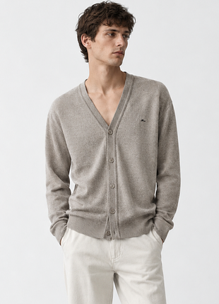 Кардиган j.lindeberg 100% шерсть мериноса merino wool размер l