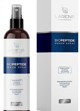 Сироватка-спрей larens biopeptide пептидна для обличчя та тіла 150 мл