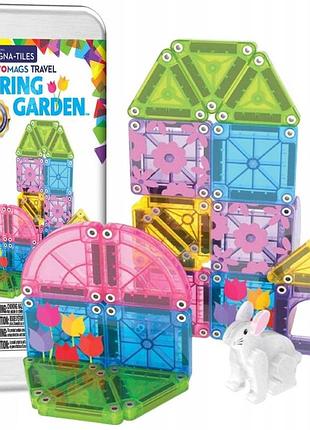 Конструктор magna tiles micromags spring garden travel 24 ел