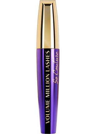 Набір з 2 штук туш для вій l'oréal paris volume million lashes so couture so black чорний