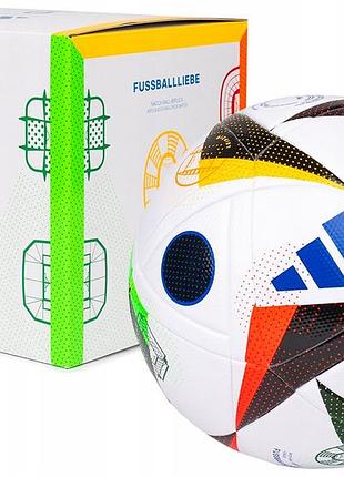 М'яч adidas league box тренувальний матчовий euro 2024 футбольний fussballliebe чемпіонату р.4