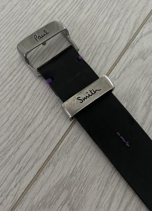 Розкішний брендовий шкіряний ремінь paul smith