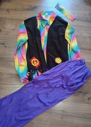 Карнавальный костюм в стиле хиппи от бренда widmann milano party fashion.