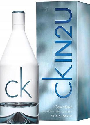 Туалетна вода calvin klein ck in2u him 150ml чоловіча