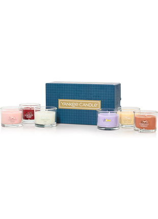 Yankee candle набір ароматичних свічок соєвий віск 6 шт. ідеальний подарунок для жінок [клас енергоефективності a]