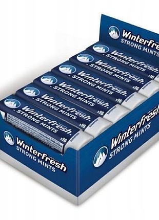 Карамель orbit drops winterfresh mints strong mint 24 шт по 28 г