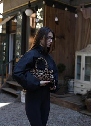 Сумка bonnie mini printed leather handbag honey 3