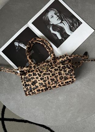 Сумка bonnie mini printed leather handbag honey 5