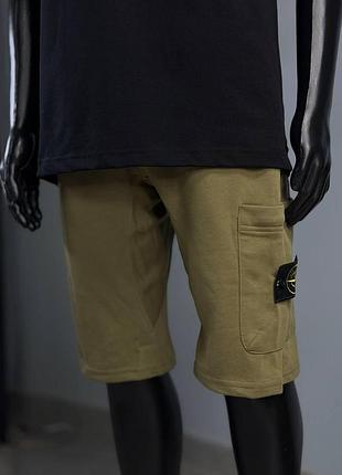 Шорти stone island зелені xl 3