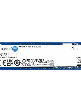 Накопичувач ssd kingston m.2 1tb pcie 4.0 nv3