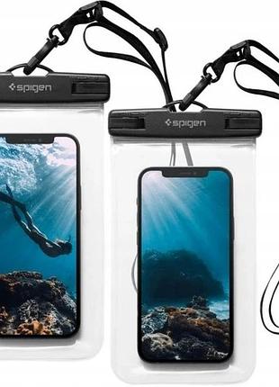 Набір з 2 штук spigen водонепроникні водонепроникні чохли case ipx8 для телефону для каякінгу пляжу басейну