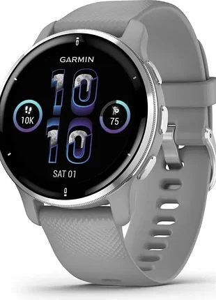 Смарт-годинник garmin venu 2 plus powder grey case (оригінал)