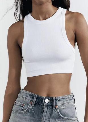 Топ  білий zara