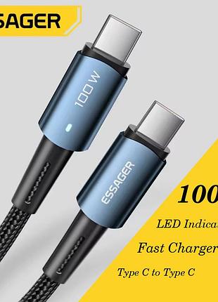 Кабель зарядки essager, мощностью 100w