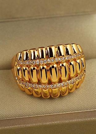 Кільце xuping jewelry грілз золотисте