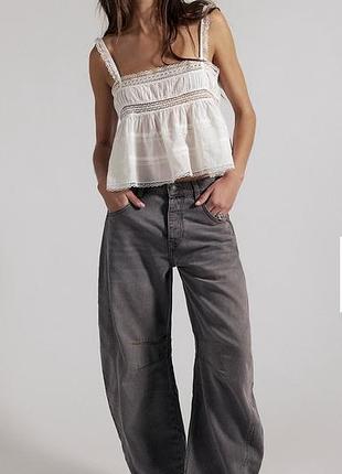 Жіночі джинси we the free good luck mid-rise barrel jeans