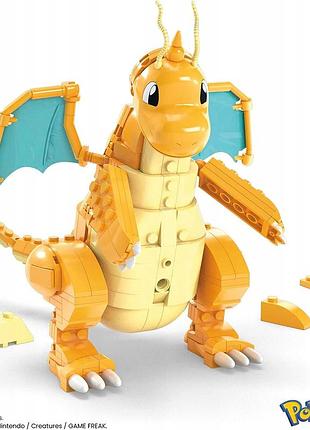 Конструктор mega construx pokémon dragonite hkt25 dracolosse dragoran 3