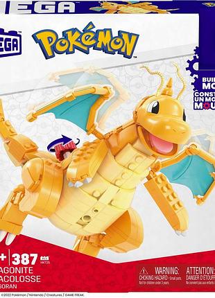 Конструктор mega construx pokémon dragonite hkt25 dracolosse dragoran 4