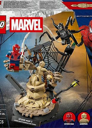 Конструктор lego marvel epicka bitwa spider-man kontra sandman 76334