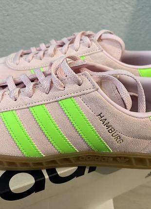 Кросівки жіночі adidas hamburg рожеві, розмір 40