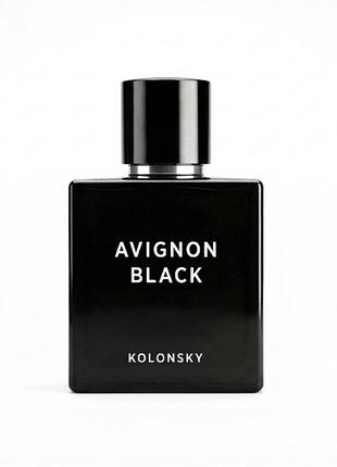Парфумована вода avignon black 100ml чоловіча амбра ладан мускус