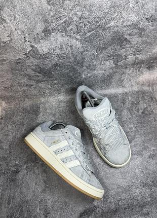 Оригінальні замшеві кросівки adidas originals campus 00s grey