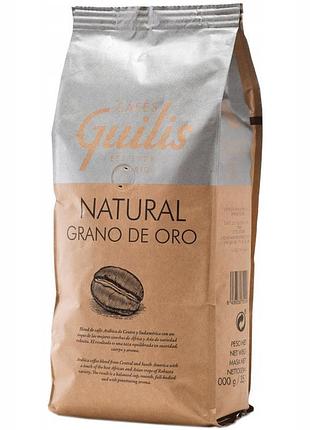 Кава в зернах 1 кг натуральна grano oro від cafeś guilis