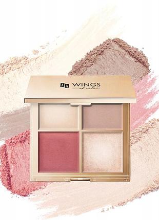 Набір з 2 штук палітра для контурингу aa wings x magda pieczonka baked palette 18 г