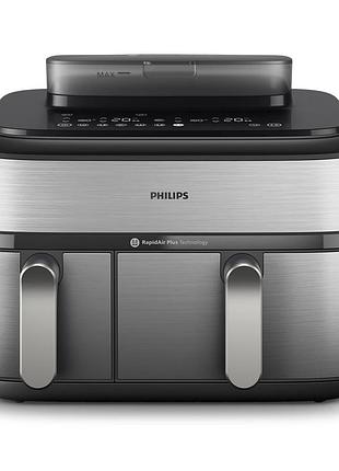 Мультипіч philips ovi dual steam 2750вт, чаша-3+6л, сенсорне управл., 12 авто. программ, пластик/метал