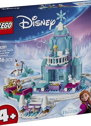 Конструктор lego disney 43281 льодовий замок ельзи та сніжна прогулянка набір +4