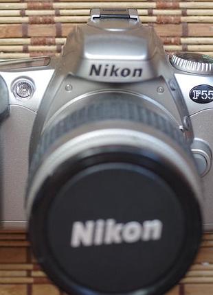 Фотоапппарат nikon f55 + nikon af nikkor 28-80mm f/3.3-5.6 с крышкой