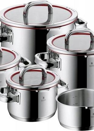 Набір каструль wmf function 5 предметів нержавіюча сталь cromargan новий