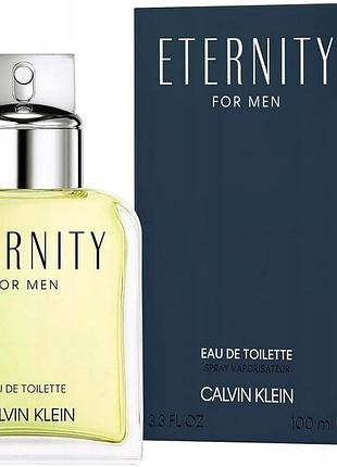 Туалетна вода calvin klein eternity for men edt 100 мл