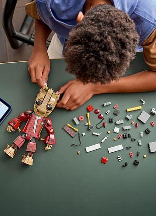 Конструктор lego marvel groot у костюмі ravagera для дітей 76341 3