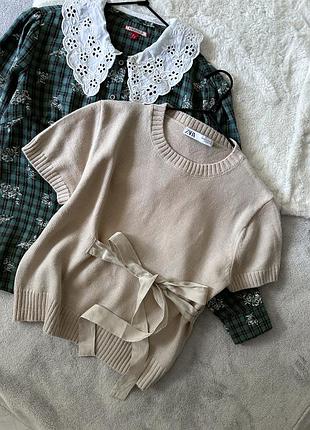 Трикотажна футболка zara