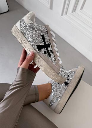 Premiata stevend 6660 silver glitters