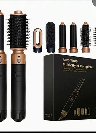 Багатофункціональний стайлер для волосся 5 в 1 hot air styler wt-618 1000 вт фен стайлер з насадками