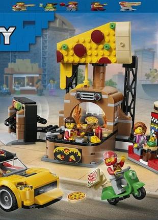 Конструктор lego city dostawa pizzy з транспортними засобами 60496