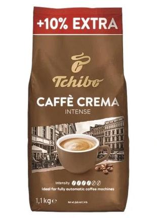 Зернова кава змішана tchibo caffè crema intense 1100 г