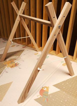 Стійка baby gym з бука з регулюванням висоти heli woodi