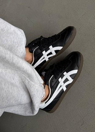 Кросівки asics onitsuka tiger чорні шкіряні