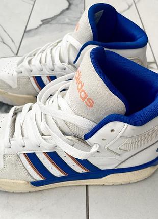 Кросівки чоловічі adidas entrap mid white blue orange