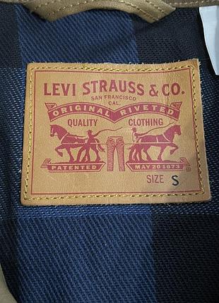 Куртка чоловіча levi's, коричнева, розмір s 7