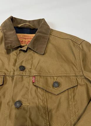 Куртка чоловіча levi's, коричнева, розмір s 4