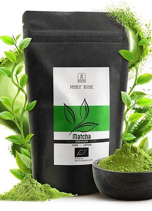 Чай mary rose certyfikowana japońska matcha bio premium 100г