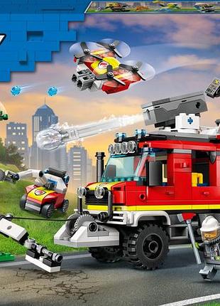 Lego city тереновий пожежний автомобіль 60374