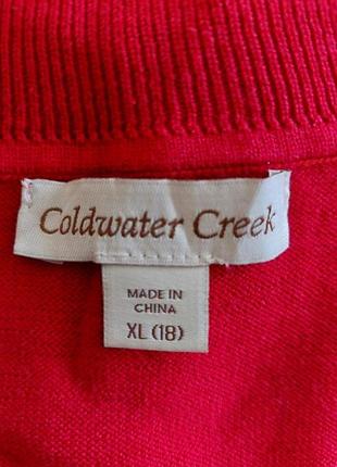 Темно червоний гольф, в складі шовк, coldwater creek 4