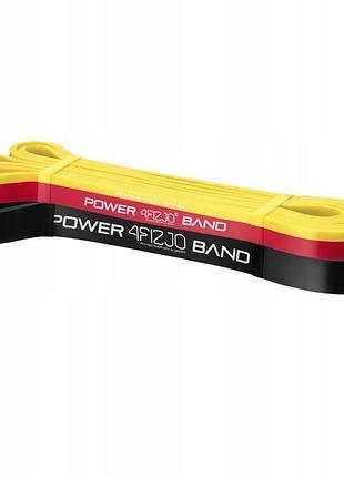 Набір з 3 еластичних гумок для вправ power band тренувальні фітнес резисторні стрічки 1-17кг