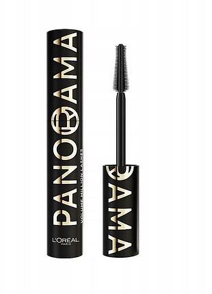Набір з 2 штук туш для вій loreal panorama all night black 9,9 мл чорна
